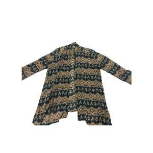 Buckle gimmicks loose open blouse size medium